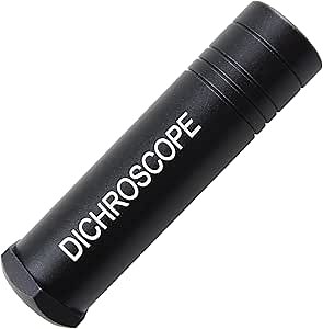 Handheld Heavy Duty Calcite Dichroscope, Trichoic Gem & Gemstones Gemological Testing, Jeweler Tool Metal Body Gemology 15mm Diameter Gemologist