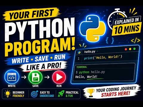 2. Your First Python Program