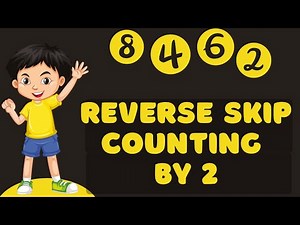 Backward Counting by 2's from 100 | Learn to Count | Reverse Skip Counting by 2 | Back Counting