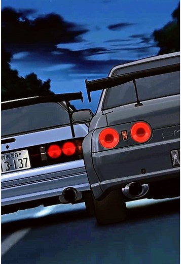 La faucheuse et la comète blanche dans Initial D