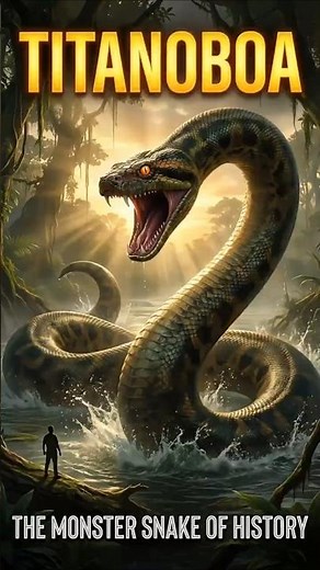 Titanoboa 🐍 | The Biggest Snake in History That Dwarfs Humans!