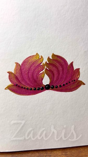 🌺Pink flower 🌸acrylic painting 💯👌🖌️🎨 #shorts #art #pink #acrylic #viral #flowers