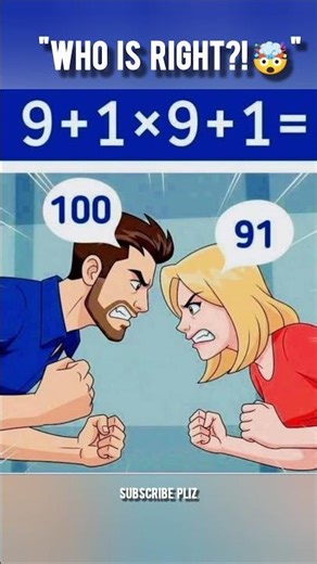 The Math Problem Ruining Relationships! 💔 Who Is Right? #shorts #usa