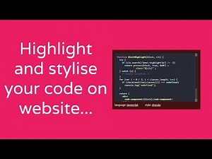 How to highlight and stylize code like Text editor/IDE into website? | Highlight.js