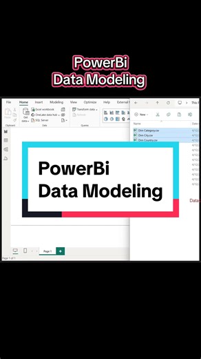 PowerBi Data Modeling #powerbi #data #modeling #viral #coaching