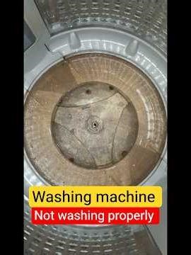 washing machine not washing properly how to fix _ pulsator #shortsfeed