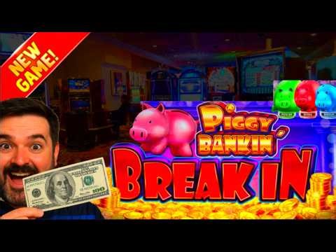 I Found The NEW Piggy Bankin' Breakin' In Slot Machine At Harrah's Casino!