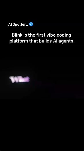 Full Stack Surgeon on Instagram: "Blink.new is an AI-powered, "full-stack" web application builder designed to turn plain English prompts into functional, hosted web or mobile applications in minutes. Now it's capable for build ai agent by just prompts It is positioned as a "vibe coding" platform, meaning users can build complex, database-driven applications (SaaS, games, internal tools) by chatting with an AI agent rather than writing code manually. What It Actually Does: Generates Full-Stack A