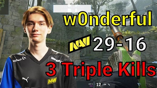 [远古遗迹] w0nderful 29杀 1.81KD | FACEIT天梯 2024/10/16