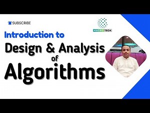Introduction to Design and Analysis of Algorithms - Lecture 1 (Urdu/Hindi)