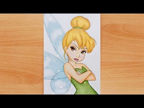 TINKERBELL - Step by step | How to draw Tinkerbell easily