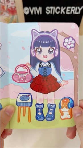 #3 Chibi Fashion: Artist Princess Dress Up Sticker #vivistickerly