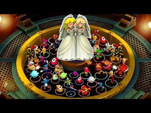 Super Mario Party - Can Wedding Rosalina Survive 50 Tricky Minigames? (Master CPU)