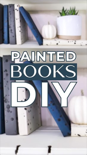 Painted Books DIY: Affordable Decor Ideas