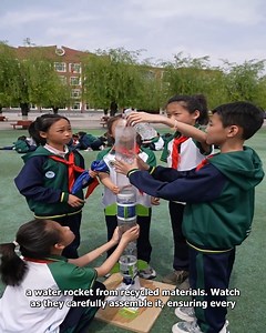 16K views · 74 reactions | Watch Kids Launch A Diy Water Rocket! #Inspiringkids #Scienceprojects #Diyrocket | Fatafatnews | Facebook