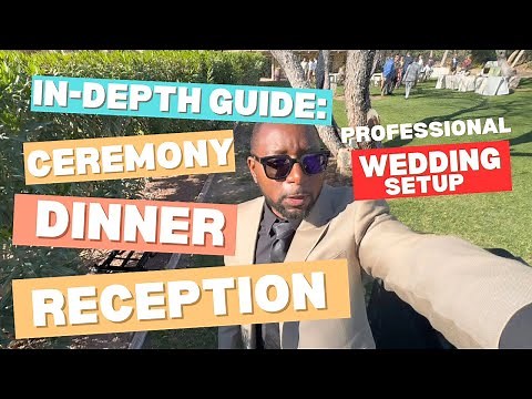 In-depth DJ Guide to Ceremony, Dinner & Reception | Professional Wedding DJ Setup