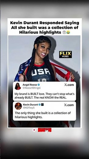 Kevin Durant Told Angel Reese All She Built Was a Collection of Hilarious Highlights 😂#shorts