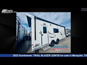 Eye-catching 2023 Sundowner Toy Hauler RV For Sale in Mesquite, TX | RVUSA.com