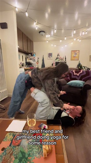 lesbians are everywhere!!!!!!!! #yoga #wlw #bestfriendandgfbonding yes both my best friend and girlfriend are lesbians and I am also lesbian