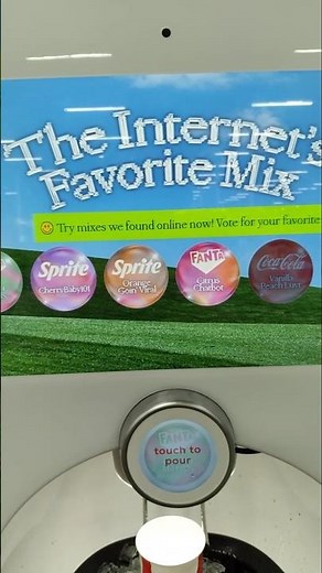 New! The Internet's Favorite Mix Limited Edition Flavors Coca Cola Freestyle Machine 2025