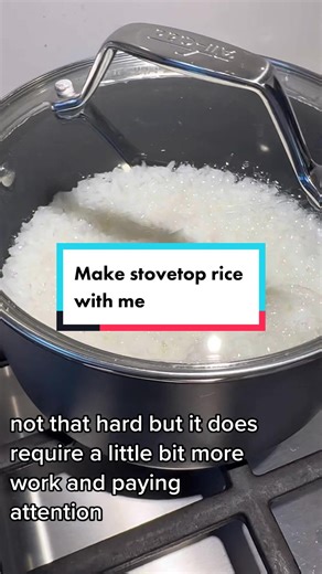 Cooking Jasmine Rice on Gas Stove POV Tutorial
