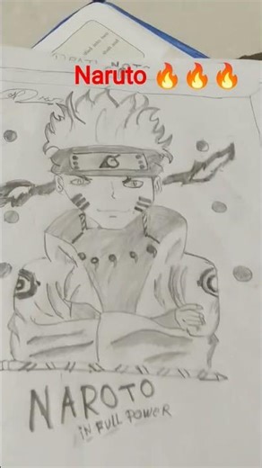 Naruto sketching art by me #youtubeshorts #viral @MANOJKUMAR-lr5th