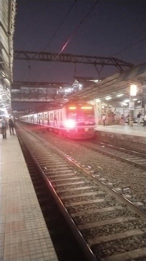 local train night view #nighttrain #viralvideo #youtubeshorts