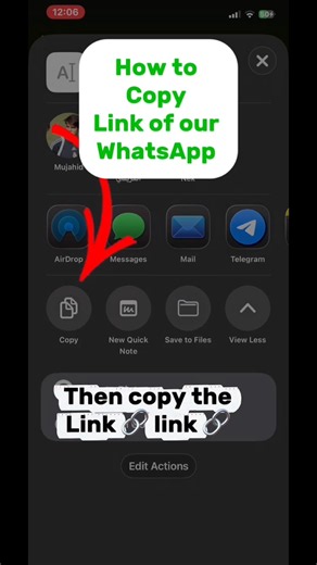 How to copy WhatsApp link (how to share WhatsApp links 🔗)
