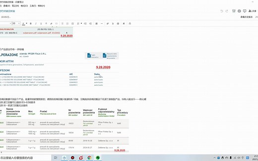 深度调研 Sulperazon 注射用头孢哌酮钠舒巴坦钠 参比制剂