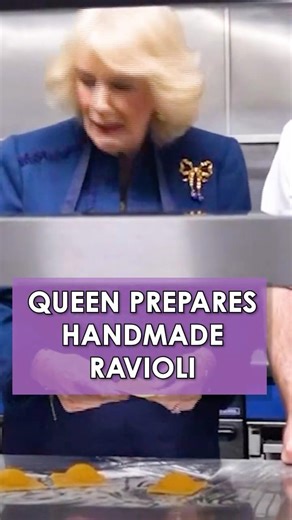 Watch the Queen Make Handmade Ravioli with a Chef