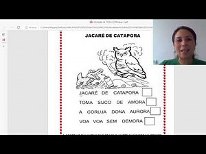 Atividades dia 15.09.2021 Parlenda: O jacaré de catapora