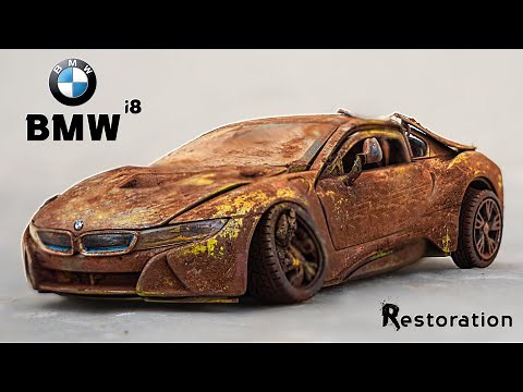 Abandoned BMW i8 Model Car Restoration