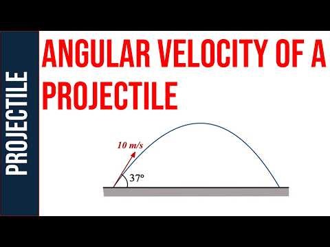 Advanced Problems | Angular Velocity of A Projectile