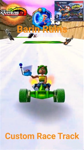 Barin Ruins N Gage Custom Race Track: #TheKarters2 #CrashBandicoot #CrashNitroKart