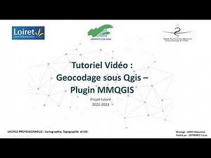 Tutoriel Geocodage sous Qgis