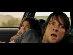 THE HITCHER (2007) cops death scene