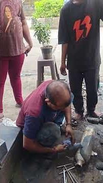 Royal Enfield #motorcycle Himalayan 400# exhaust of the market strolling#