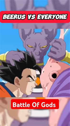 Beerus Vs EVERYONE! | Battle Of Gods #shorts #dragonball #anime