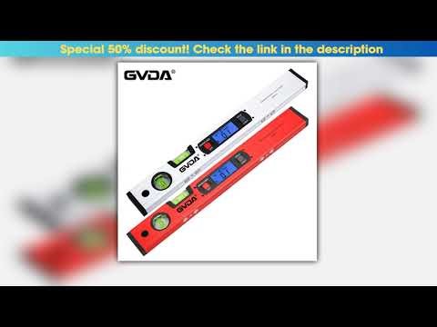 GVDA Digital Spirit level Bubble Magnetic Electric Level 360 degree Angle Finder Protractor