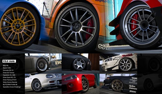 JDM Rims Pack [Add-On] 2.0 – GTA 5 mod