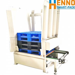 [Hot Item] Empty Pallet Stacker Dispenser Machine Combine with Robotic Palletizer