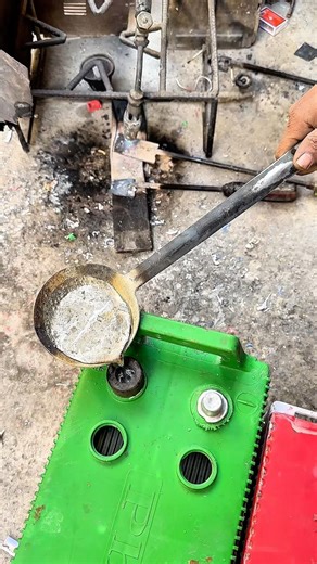 Damaged Battery Terminal Restored Like New 🔥 Skilled Repair Process #shorts