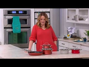 Cook's Essentials 7-Piece Forged Aluminum Cookware Set on QVC