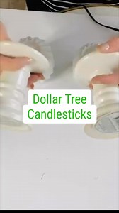 83K views · 1.1K reactions | Sharing a cute and easy Dollar Tree candlestick decor idea! Happy crafting! ✨ | Olivia's Romantic Home DIY | Facebook