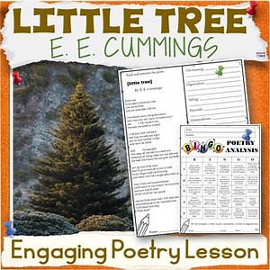 Christmas Tree Poem - XMAS Holiday Lesson Little Tree Poetry Analysis Annotation