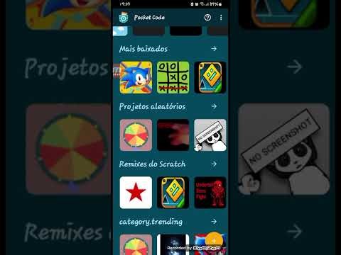 Mostrando e CRIANDO o jogo que to fazendo no Pocket Code |PARTE 1|