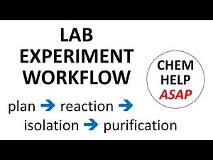 representative organic lab experiment workflow