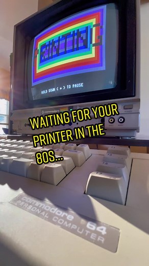 Commodore MPS 801 Dot Matrix Printer | Retro Tech Printing Experience