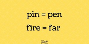 Words that sound the same when (some) Southerners say them