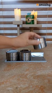 2.6K views · 17 reactions | Keep your spices organized with our Magnetic Spice Jars Rack - Set of 3! Convenient storage solution for a tidy kitchen. ️✨ To place an order ►https://bit.ly/4aprI1f #MagneticSpiceRack #SpiceOrganization #KitchenEssentials #HomeCooking #TidyKitchen #SpaceSaving #homazing #OrganizedCooking | Homazing | Facebook